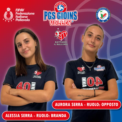 Due nuove arrivate in casa Gioins: benvenute Aurora e Alessia Serra!